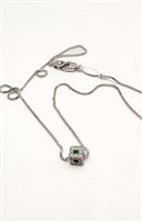 Collana Gioielleria Dossena  Donna in Oro Smeraldo 0.18 Ct COOR-329-253 - COOR-329-253